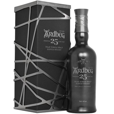 阿德贝哥25年单一麦芽苏格兰威士忌 Ardbeg Guaranteed 25 Years Old Islay Single Malt Scotch Whisky 700ml