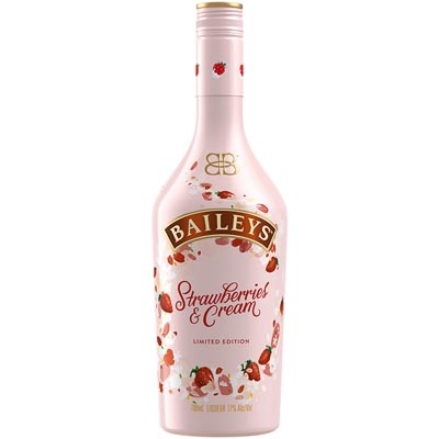 百利草莓奶油味甜酒 Baileys Strawberries&Cream  Irish Cream Liqueur 700ml
