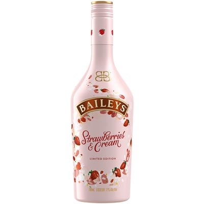 百利草莓奶油味甜酒 Baileys Strawberries&Cream  Irish Cream Liqueur 700ml