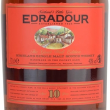 埃德拉多尔10年单一麦芽苏格兰威士忌 Edradour Aged 10 Years Highland Single Malt Scotch Whisky 700ml