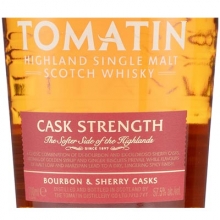 汤玛丁桶强单一麦芽苏格兰威士忌 Tomatin Cask Strength Highland Single Malt Scotch Whisky 700ml