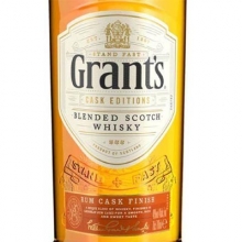 格兰过桶系列朗姆桶调和苏格兰威士忌 Grant’s Cask Editions Rum Cask Finish Blend Scotch Whisky 700ml