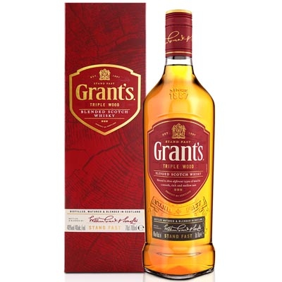 格兰三桶调和苏格兰威士忌 Grant's Triple Wood Blended Scotch Whisky 700ml