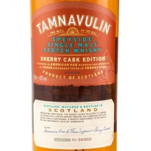 塔木岭雪莉桶单一麦芽苏格兰威士忌 Tamnavulin Sherry Cask Edition Speyside Single Malt Scotch Whisky 700ml