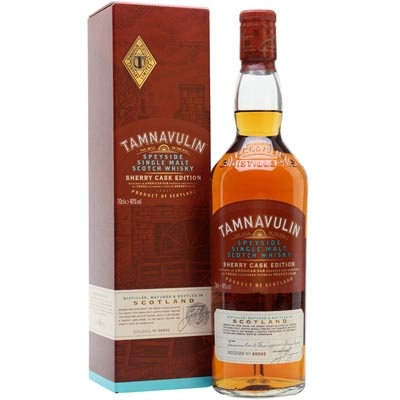 塔木岭雪莉桶单一麦芽苏格兰威士忌 Tamnavulin Sherry Cask Edition Speyside Single Malt Scotch Whisky 700ml