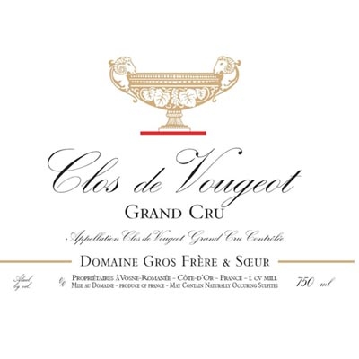 大金杯酒庄伏旧园特级园干红葡萄酒 Domaine Gros Frere et Soeur Clos de Vougeot Grand Cru 750ml