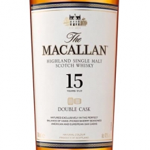 麦卡伦15年双桶单一麦芽苏格兰威士忌 Macallan 15YO Double Cask Highland Single Malt Scotch Whisky 700ml