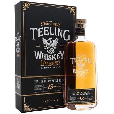 帝霖18年文艺复兴第二部单一麦芽爱尔兰威士忌 Teeling 18 Year Old Renaissance Series 2 Single Malt Irish Whiskey 700ml