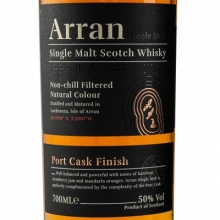 艾伦波特桶单一麦芽苏格兰威士忌 Arran The Port Cask Finish Single Malt Scotch Whisky 700ml