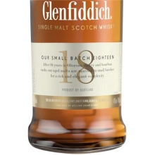 格兰菲迪18年单一麦芽苏格兰威士忌 Glenfiddich 18YO Single Malt Scotch Whisky 700ml