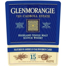 格兰杰15年卡德堡单田年选单一麦芽苏格兰威士忌 Glenmorangie 15 Year Old The Cadboll Estate Highland Single Malt Scotch Whisky 700ml