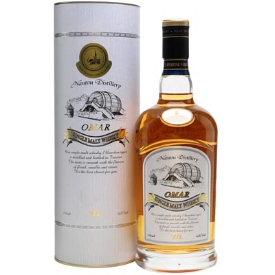 傲玛波本花香单一麦芽威士忌 OMAR Bourbon Type Single Malt Whisky 700ml