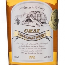 傲玛波本花香单一麦芽威士忌 OMAR Bourbon Type Single Malt Whisky 700ml