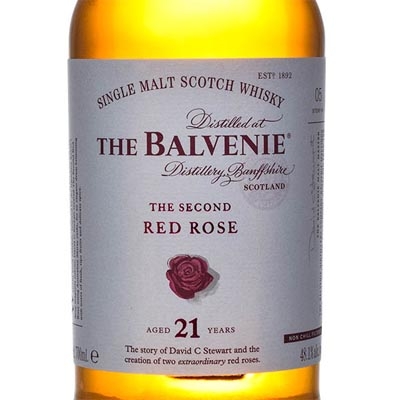 百富故事系列21年红玫瑰单一麦芽苏格兰威士忌 Balvenie 21 Year Old The Second Red Rose Single Malt Scotch Whisky 700ml