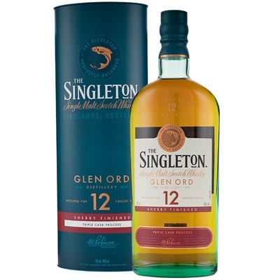 苏格登格兰欧德12年雪莉桶单一麦芽苏格兰威士忌 The Singleton of Glen Ord 12 Year Old Sherry Cask Single Malt Scotch Whisky 700ml