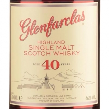 格兰花格40年单一麦芽苏格兰威士忌 Glenfarclas Aged 40 Years Highland Single Malt Scotch Whisky 700ml