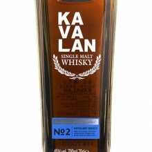 噶玛兰珍选2号单一麦芽威士忌 Kavalan No.2 Distillery Select Single Malt Whisky 700ml