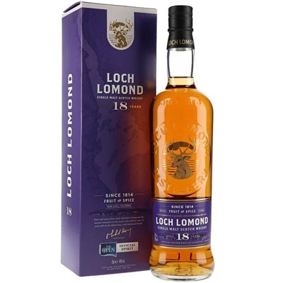 罗曼湖18年单一麦芽苏格兰威士忌 Loch Lomond 18 Year Old Single Malt Scotch Whisky 700ml