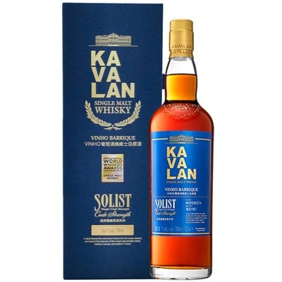 噶玛兰经典独奏VINHO葡萄酒桶原酒单一麦芽威士忌 Kavalan Solist Vinho Barrique Cask Strength Single Malt Whisky 700ml