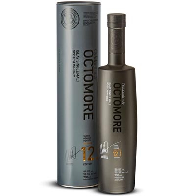 布赫拉迪泥煤怪兽12.1版单一麦芽苏格兰威士忌 Bruichladdich Octomore Edition 12.1 Aged 5 Years Single Malt Scotch Whisky 700ml