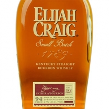 爱利加小批量波本威士忌 Elijah Craig Small Batch Kentucky Straight Bourbon Whiskey 750ml