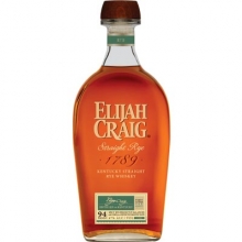 爱利加黑麦威士忌 Elijah Craig Straight Rye Kentucky Straight Rye Whiskey 750ml