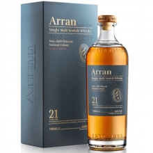 艾伦21年单一麦芽苏格兰威士忌 Arran 21 Year Old Single Malt Scotch Whisky 700ml