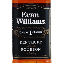 爱威廉斯黑标波本威士忌 Evan Williams Kentucky Straight Bourbon Whiskey 750ml