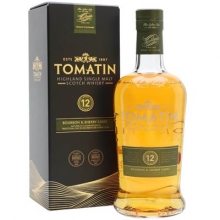 汤玛丁12年单一麦芽苏格兰威士忌 Tomatin 12YO Highland Single Malt Scotch Whisky 700ml