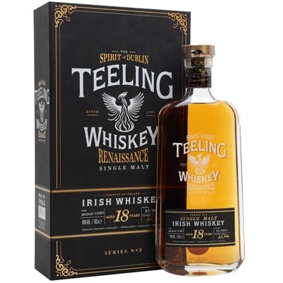 帝霖18年文艺复兴第三部单一麦芽爱尔兰威士忌 Teeling 18 Year Old Renaissance Series 3 Single Malt Irish Whiskey 700ml