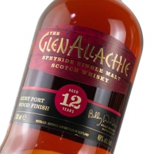 格兰纳里奇12年波特桶换桶单一麦芽苏格兰威士忌 Glenallachie Aged 12 Years Ruby Port Wood Finish Single Malt Scotch Whisky 700ml