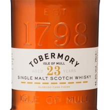 托本莫瑞23年欧罗洛索雪莉桶单一麦芽苏格兰威士忌 Tobermory Aged 23 Years Oloroso Cask Finish Single Malt Scotch Whisky 700ml