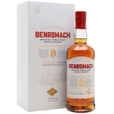 本诺曼克21年单一麦芽苏格兰威士忌 Benromach 21 Year Old Speyside Single Malt Scotch Whisky 700ml