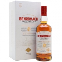 本诺曼克21年单一麦芽苏格兰威士忌 Benromach 21 Year Old Speyside Single Malt Scotch Whisky 700ml