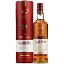 格兰菲迪12年天使雪莉桶单一麦芽苏格兰威士忌 Glenfiddich 12 Years Old Amontillado Sherry Cask Finish Single Malt Scotch Whisky 700ml