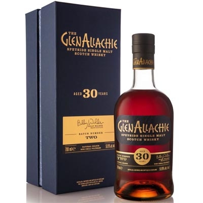 格兰纳里奇30年原桶强度第二版单一麦芽苏格兰威士忌 GlenAllachie Aged 30 Yeas Cask Strength Batch 2 Single Malt Scotch Whisky 700ml