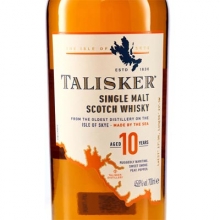 泰斯卡10年单一麦芽苏格兰威士忌 Talisker Aged 10 Years Single Malt Scotch Whisky 700ml