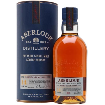 雅伯莱14年双桶单一麦芽苏格兰威士忌 Aberlour 14 Years Old Double Cask Matured Highland Single Malt Scotch Whisky 700ml