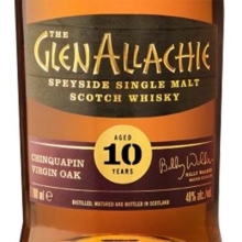 格兰纳里奇10年美国原始橡木桶单一麦芽苏格兰威士忌 GlenAllachie Aged 10 Yeas Chinquapin Virgin Oak Single Malt Scotch Whisky 700ml