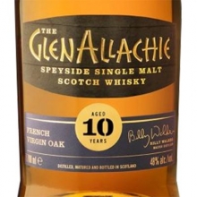 格兰纳里奇10年法国原始橡木桶单一麦芽苏格兰威士忌 GlenAllachie Aged 10 Yeas French Virgin Oak Single Malt Scotch Whisky 700ml