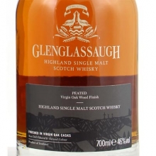 格兰格拉索泥煤新桶单一麦芽苏格兰威士忌 Glenglassaugh Peated Virgin Oak Finish Highland Single Malt Scotch Whisky 700ml