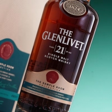 格兰威特21年单一麦芽苏格兰威士忌 Glenlivet 21 Year Old The Sample Room Collection Single Malt Scotch Whisky 700ml