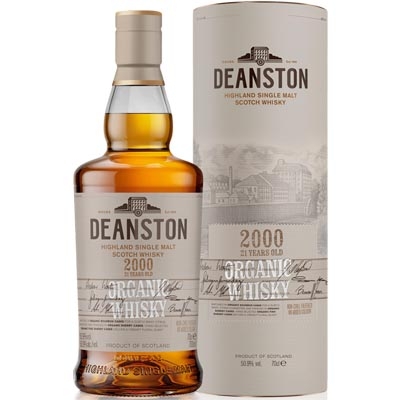 汀思图2000/21年单一麦芽苏格兰威士忌 Deanston 2000 21 Years Old Organic Single Malt Scotch Whisky 700ml