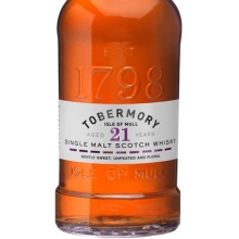 托本莫瑞21年单一麦芽苏格兰威士忌 Tobermory Aged 21 Years  Single Malt Scotch Whisky 700ml