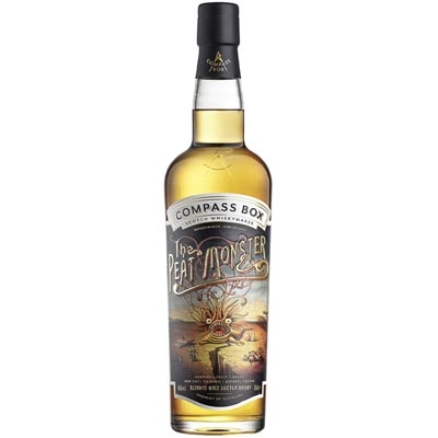 罗盘针泥煤兽混合麦芽苏格兰威士忌 Compass Box The Peat Monster Blended Malt Scotch Whisky 700ml