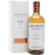 本尼维斯10年单一麦芽苏格兰威士忌 Ben Nevis Aged 10 Years Highland Single Malt Scotch Whisky 700ml
