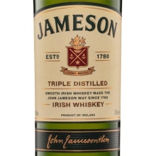 尊美醇调和爱尔兰威士忌 Jameson Blended Irish Whiskey 700ml