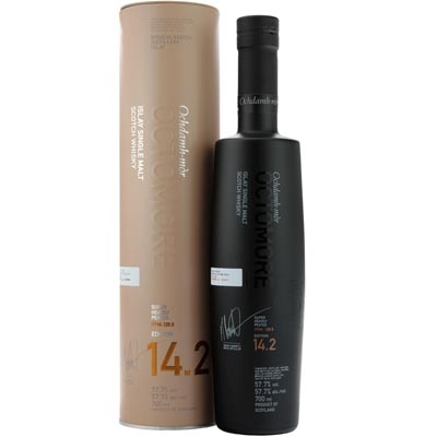 布赫拉迪泥煤怪兽14.2版单一麦芽苏格兰威士忌 Bruichladdich Octomore Edition 14.2 Aged 5 Years Single Malt Scotch Whisky 700ml