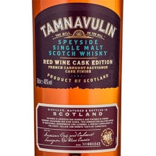 塔木岭法国赤霞珠红酒桶单一麦芽苏格兰威士忌 Tamnavulin French Cabernet Sauvignon Cask Finish Speyside Single Malt Scotch Whisky 700ml