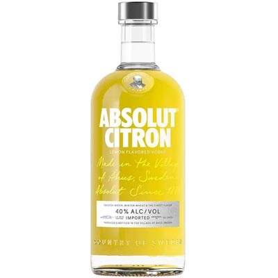 绝对柠檬味伏特加 Absolut Citron Vodka 700ml